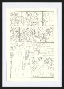 Planche noir et blanc, Les Ogres-Dieux, La Première née (T.4), Bertrand Gatignol