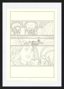 Planche noir et blanc, Les Ogres-Dieux, La Première née (T.4), Bertrand Gatignol
