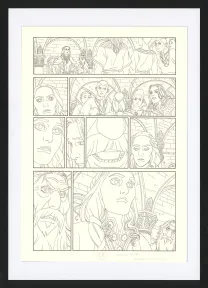 Planche noir et blanc, Les Ogres-Dieux, La Première née (T.4), Bertrand Gatignol