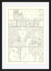 Planche noir et blanc, Les Ogres-Dieux, La Première née (T.4), Bertrand Gatignol