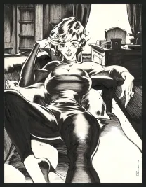 Illustration noir et blanc, Jazz Maynard,  Roger