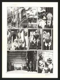 Black and white original page, Jazz Maynard, Blood, Jazz and tears (T.5),  Roger