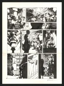 Planche noir et blanc, Jazz Maynard, Blood, Jazz and tears (T.5),  Roger
