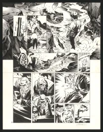 Planche noir et blanc, Jazz Maynard, Trois corbeaux (T.6),  Roger
