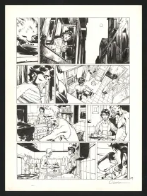 Planche noir et blanc, Jazz Maynard, Sans espoir (T.4),  Roger