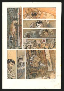 Planche couleur, Orbital, Implosion (T.7), Serge Pellé