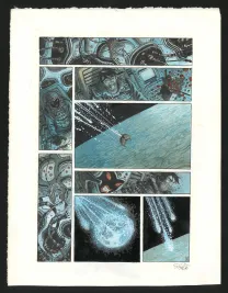 Planche couleur, Orbital, Contacts (T.8), Serge Pellé