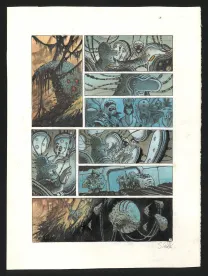 Planche couleur, Orbital, Contacts (T.8), Serge Pellé