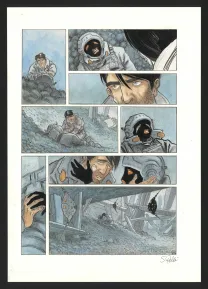 Planche couleur, Orbital, Contacts (T.8), Serge Pellé
