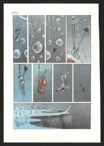 Planche couleur, Orbital, Contacts (T.8), Serge Pellé