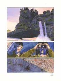 Colored original page, TERRE, Le Vieux Monde (T.1), Christophe Dubois