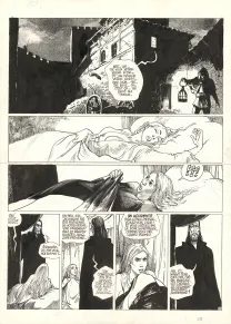 Black and white original page, Complainte des Landes Perdues, Blackmore (T.2), Grzegorz Rosinski