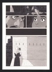 Black and white original page, Les Ogres-Dieux, La Première née (T.4), Bertrand Gatignol