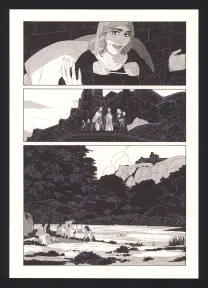 Planche noir et blanc, Les Ogres-Dieux, La Première née (T.4), Bertrand Gatignol