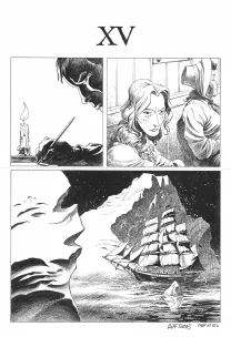 Black and white original page, Le Vagabond des Étoiles , Seconde partie (T.2),  Riff Reb's