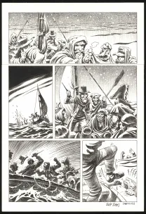 Planche noir et blanc, Le Vagabond des Étoiles , Seconde partie (T.2),  Riff Reb's