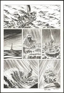 Planche noir et blanc, Le Vagabond des Étoiles , Seconde partie (T.2),  Riff Reb's