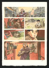 Planche couleur, Django Main de feu,  Efa