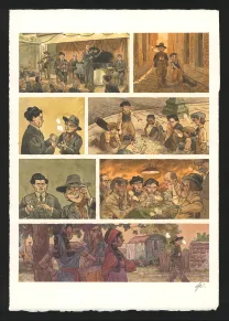 Planche couleur, Django Main de feu,  Efa