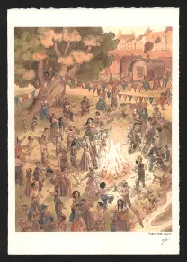 Colored original page, Django Main de feu,  Efa