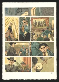 Planche couleur, Django Main de feu,  Efa