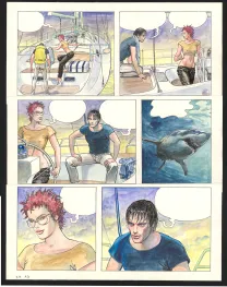 Planche couleur, Giuseppe Bergman, L'Odyssée de Giuseppe Bergman (T.9), Milo Manara