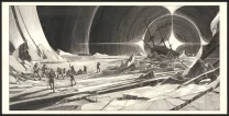 Black and white illustration, Nicolas Delort
