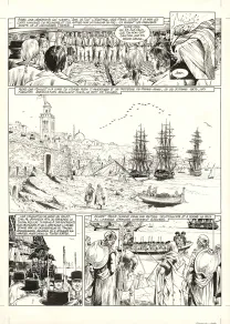 Planche noir et blanc, USS Constitution, Livre I - La Justice à terre est souvent pire qu'en mer (T.1), Franck Bonnet