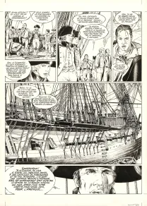 Planche noir et blanc, USS Constitution, Livre I - La Justice à terre est souvent pire qu'en mer (T.1), Franck Bonnet