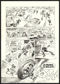 Black and white original page, SuperGroom, Héros malgré lui (T.1),  Yoann