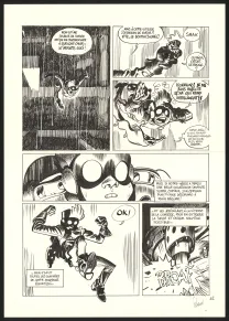 Black and white original page, SuperGroom, Héros malgré lui (T.1),  Yoann