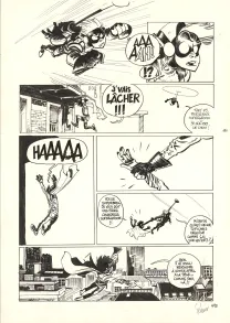 Planche noir et blanc, SuperGroom, Héros malgré lui (T.1),  Yoann