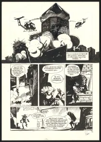 Planche noir et blanc, SuperGroom, Héros malgré lui (T.1),  Yoann