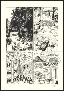 Planche noir et blanc, SuperGroom, Héros malgré lui (T.1),  Yoann