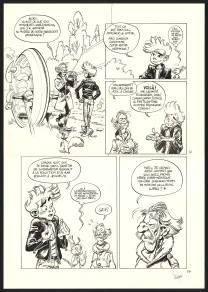 Planche noir et blanc, SuperGroom, La Guerre olympique (T.2),  Yoann