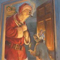 Illustration couleur, The Night before Christmas Book , Christopher Dunn