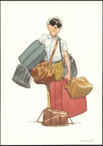 Illustration couleur, Les Beaux étés, Mam'zelle Estérel (T.3), Jordi Lafebre