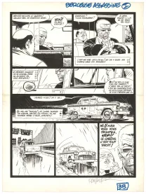 Planche noir et blanc, Berceuse assassine, Le Coeur de Telenko (T.1), Ralph Meyer