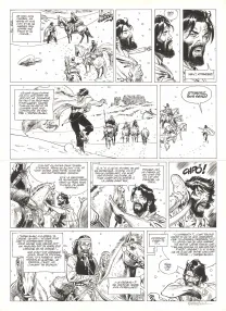 Planche noir et blanc, Undertaker, L'Indien blanc (T.5), Ralph Meyer