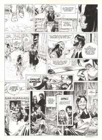 Planche noir et blanc, Undertaker, L'Indien blanc (T.5), Ralph Meyer