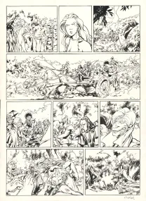 Planche noir et blanc, Trolls de Troy, Rock'N'Troll Attitude (T.8), Jean-Louis Mourier