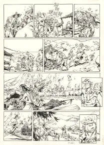Planche noir et blanc, Trolls de Troy, Les Enragés du Darshan (II) (T.10), Jean-Louis Mourier