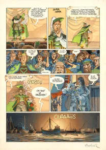 Planche couleur, Les Feux d'Askell, L'Onguent Admirable (T.1), Jean-Louis Mourier