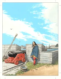 Illustration couleur, L'Épervier, La Princesse indienne (T.10), Patrice Pellerin