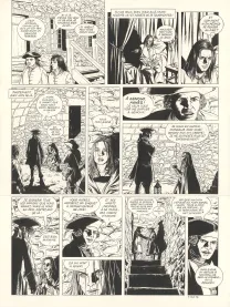 Planche noir et blanc, L'Épervier, La Princesse indienne (T.10), Patrice Pellerin