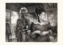 Illustration noir et blanc, Le Chien de Guerre et la Douleur du monde, Tom Cuzor