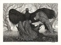 Illustration noir et blanc, Tom Cuzor