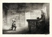 Illustration noir et blanc, Tom Cuzor