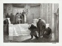 Illustration noir et blanc, Mir, Tom Cuzor