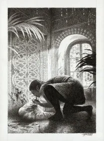 Illustration noir et blanc, Mir, Tom Cuzor